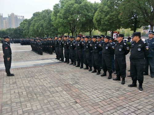 【驻马店市保安服务公司人防分公司】练兵培训强素质.严扣细训促提高